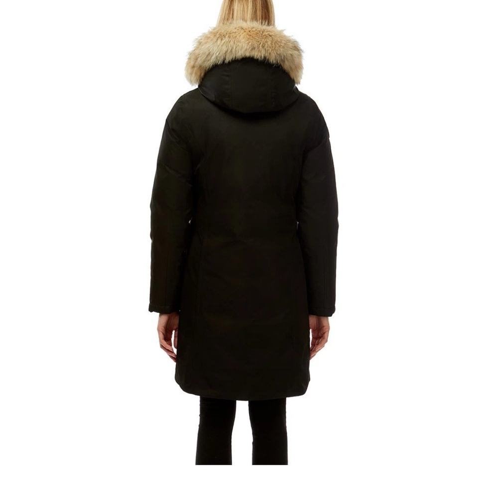Triple F.A.T. Goose Women's Waterproof Suvo Parka Fur Down Jacket Black M
